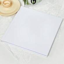 Sổ lưu niệm đám cưới cá nhân hóa, Sổ ký tên lễ đính hôn, Sổ lưu niệm đám cưới tối giản, Quà kỷ niệm ngày cưới, Album ảnh bìa cứng, Album kỷ niệm tiệc cưới tùy chỉnh, Sổ lưu niệm đám cưới hiện đại, Sách in thủ công chất lượng cao, Sổ đăng ký đám cưới hiện đại màu trắng - trắng - Xem 5