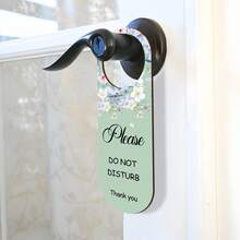 1pc "PLEASE DO NOT DISTURB" Garage/Room Door Sign, Vintage Classic Door Plaque In Multiple Styles - Multicolor - View 14