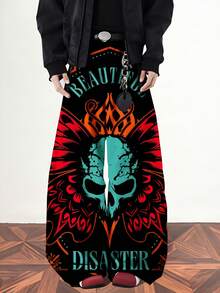 Beautiful Disaster Skull Design Print Sweatpants For Men And Women Fashion Casual Pants With Bold Graphic Art And Comfortable Fit - Nhiều màu - Xem 1