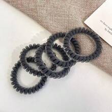 10 chiếc dây buộc tóc co giãn mờ trong suốt, kiểu dáng tối giản, bền chắc, độ đàn hồi cao, dùng cho tóc đuôi ngựa dành cho nữ. - Nhiều màu - Xem 7