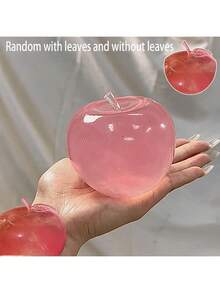 1个柔软舒适的慢回弹麦芽粉蓝水晶大苹果造型挤压球，超薄粘性外层，可塑形奶油质地，适合圣诞节桌面装饰、办公室减压，是理想的礼物。 - 彩色 - 查看 13