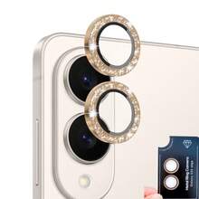 Shiny Pink Lens Film, Compatible With Samsung Galaxy A26/A36/A56, S25 Edge, Shiny Lens Film With Positioning For Easy Installation, High Definition Tempered Glass Anti-Scratch Wear-Resistant Lens Protector, Lens Protection Pad, Lens Protector, Multiple Colors Available: Shiny Pink, Shiny Blue, Silver, Purple, Multicolor Lens Protection Sticker - Multicolor - View 6