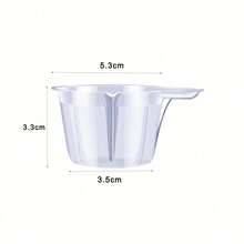 Bộ 50/100 cốc nhựa đựng đồ, cốc trộn trong suốt, cốc đong đa năng, dùng để trộn sơn, nhựa epoxy UV, làm đồ trang sức, đồ thủ công mỹ nghệ từ nhựa DIY. - Nhiều màu - Xem 2