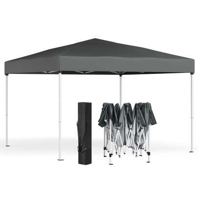 3 X 3m Gazebo Folding Sun Protection Lightweight Rain Resistant Portable Gazebo For Yard Garden Market Beige