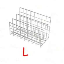 1/2 Pcs Modern Metal Bookshelf, With Three-Grid Storage Basket, Simple Iron Art Desktop Storage Rack, Desktop Organizer, Bookshelf Storage Rack, Multi-Functional Magazine Newspaper Storage Box, Suitable For Home Office Storage And Decoration - Multicolor - View 11