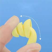 Noise Blocking Earplugs, Foam Material, Suitable For Sleeping At Night - Quantity - View 2