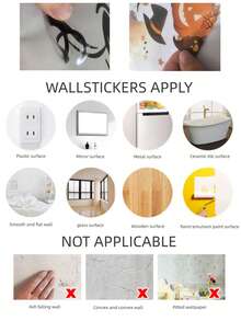 Hãy thổi sức sống vào ngôi nhà của bạn với hình dán tường đầy cảm hứng này - Hoàn hảo cho phòng ngủ, phòng khách và phòng trẻ em! - 30*60cm - Xem 5