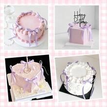 1/20/40 chiếc nơ trang trí bánh màu tím, nơ ruy băng tím trang trí bánh kem, trang trí bánh cupcake, thích hợp cho đám cưới, tiệc tùng, sinh nhật, Ngày lễ tình nhân, Ngày của Mẹ. - nhiều màu - Xem 6