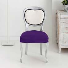 Kiva 2 Universal And Versatile Chair Covers, Various Colors Available – Easy-To-Fit Protective Chair Cover For Backrest, Seat And Arms - Purple - View 5