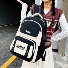 Ins Style Backpack, Large Capacity, Lightweight, Multi-Pocket, Multi-Function Backpack For School, College, Travel, Shopping, Gift - Multicolor - View 5