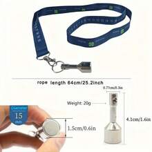 1个ITECHJOY磁性球类拾取器+配件包，强力磁铁，快速拾取底座，适用于保龄球、地掷球、高尔夫球，配有防丢挂绳，是保龄球馆、运动场、练习场的理想之选，兼容标准保龄球和地掷球，户外游戏配件，简约挂绳设计，结实耐用的钥匙扣，快速拾取工具，保龄球爱好者的必备品。 - 彩色 - 查看 7