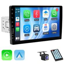 Đầu phát MP5 ô tô 9 inch 1DIN với CarPlay, Android Auto, Bluetooth, Radio, màn hình cảm ứng tích hợp camera lùi, FM, Mirror Link - Có camera lùi - Xem 12