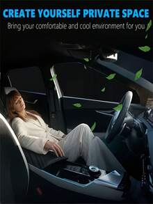 Upgraded Universal Car Front Windshield Sunshade, Foldable Easy Installation Portable Storage Car Sunshade, Made Of High-Efficiency Heat-Insulating Material, Blocks Strong Light And UV Rays, Effectively Blocks Sunlight And Reduces Glare - A - View 4