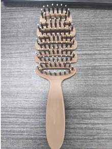 1pc Pine Cone Scalp Massage Brush, Anti-Static, Volumizing Hair Care, High Crown Tool, Textured Hair Brush - Brown - View 6