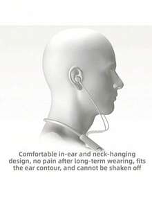2026 Upgraded Bluetooth Neckband Headset, ACS 360° Panoramic Sound, 42H Battery Life, Bluetooth 5.4, Skin-Friendly Strap, Great For Running & Music Lovers - 橘色 - 查看 10