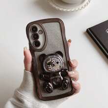 Free Lanyard Included With Purchase, Rainbow Gummy Bear Phone Holder Case + Wrist Strap, Compatible With IPhone 17 Pro Max/16 Pro Max/15 Pro Max/14 Pro Max/13 Pro Max/12 Pro Max/11 Pro Max/XS Max/7/8 Plus, S26/25 24 32 1u, Honor, - Black - View 2