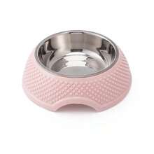 1pc Stainless Steel Anti-Spill Pet Bowl, Starry Sky Design, Cat/Dog Food Dish - 500ml - View 10