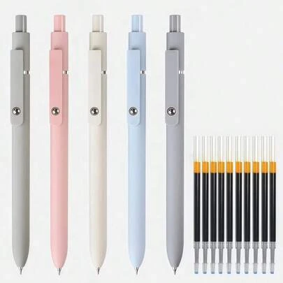 Bút gel Morandi Color Low Center Of Gravity 5 chiếc