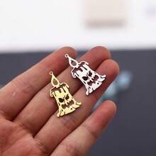3pcs/Lot Devil Candle Charms For Jewelry Making Bracelets Earrings Craft Stainless Steel Pendant Handmade Christmas DIY Supplies - Geometry - View 3