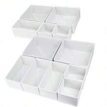 1pc/4pcs Multi-Layer Fabric Storage Box, Foldable Drawer-Style Organizer Suitable For Home, Office, Warehouse And Dorm, Lidless Clothing & Accessory Storage Box, Mother's Day Gift - Khaki - View 6