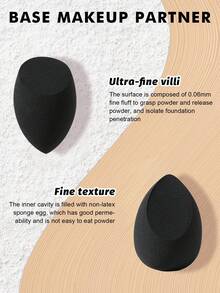 Bộ dụng cụ trang điểm 40 món bao gồm: Bộ 20 cọ trang điểm + 1 túi đựng mỹ phẩm và đồ dùng cá nhân đa năng có khóa kéo chống thấm nước + 1 băng đô cài tóc + 2 dây đeo chậu rửa tay + 1 dụng cụ vệ sinh cọ trang điểm + 3 bông phấn phủ mini + 3 mút trang điểm + 3 mút trang điểm mini + 3 bông phấn phủ tam giác + 3 mút rửa mặt, tất cả trong một & thân thiện với người mới bắt đầu | Sẵn sàng mang theo du lịch & thích hợp làm quà tặng | Hoàn hảo cho người mới bắt đầu/phụ nữ. - màu đen - Xem 5