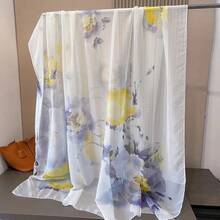 Women Bandana & Square Scarves - Sunflowers In Oil Painting - View 16