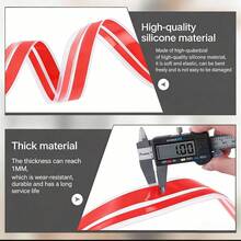 1/3/6m Multi-Functional Adhesive Door & Window Sealing Strip, Silicone Sealing Tape, Windproof Dustproof, Self-Adhesive, Customizable Length, Soft - Multicolor - View 2