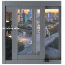 1pc Window Aluminum Alloy Limit Lock Buckle, Suitable For Fixing And Limiting Screen Windows, Windows, Living Room Sliding Doors Without Punching Buckles, With Two Modes Of Internal Clamping And External Support - Limit Lock - View 3