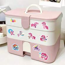 62 miếng dán My Little Pony, không trùng lặp, kiểu INS, dùng để trang trí sổ tay. Miếng dán chống thấm nước dùng cho ốp điện thoại, sổ tay và vali. Hoàn hảo cho các dự án DIY, trang trí sổ ghi chép, viết nhật ký và đồ thủ công. Tuyệt vời làm quà tặng nhỏ và trang trí theo chủ đề đám cưới. - Nhiều màu - Xem 6