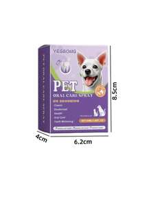 Xịt vệ sinh răng miệng Yegbong cho thú cưng, gel làm sạch và làm trắng răng cho mèo và chó, xịt thơm miệng. - Xem 6