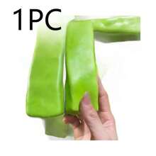 2个慢回弹挤压玩具，茉莉牛奶绿软面包蛋糕造型，可捏捏乐减压玩具，创意恶搞礼物 - 彩色 - 查看 6