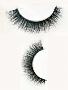 20 Pairs Criss-Cross False Eyelashes, Suitable For Daily Wear - Black - View 8