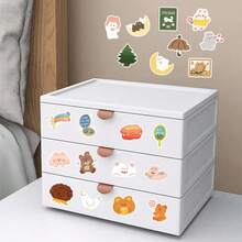 52 Tờ Hình Dán Động Vật Tranh Sơn Dầu, Hình Dán Trang Trí Nghệ Thuật cho Ốp Điện Thoại, Laptop, Sổ Nhật Ký - 52 CÁI - Xem 7