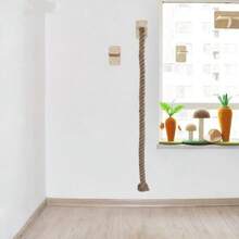 Trụ cào móng thẳng đứng cho mèo, tấm cào móng bằng dây sisal, đồ chơi leo trèo bền chắc, chống trầy xước cho mèo, đồ dùng cho thú cưng, tiết kiệm không gian. - Dây leo cho mèo - Xem 5