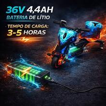 AUXOM VYRON Electric Drift Trike For Kids And Adults, 250W, LED, Bluetooth, 360° Rotation, 3 Speeds - Đỏ - Xem 6