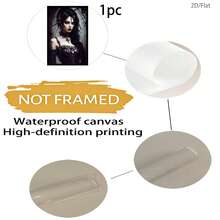 1 Póster impreso en lienzo de belleza gótica elegante, pintura de arte moderno de pared, adecuado para cafeterías, hogares, dormitorios, salas de estar, cocinas, baños, oficinas, decoración del hogar, decoración de casas, decoración de dormitorios, decoración de paredes para regalar a amigos. - Multicolor - Ver 8