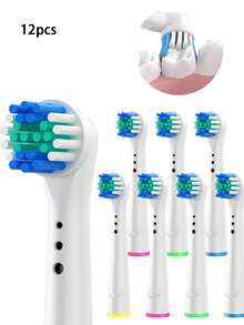 4pcs/8pcs/12pcs Electric Toothbrush Replacement Heads - Professional Electric Toothbrush Brush Heads Compatible With Pro500/1000/1500/3000/3757/5000/7000/7500/8000 Models, Providing Excellent Cleaning And Protection For Your Teeth - View 13
