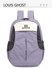[Mochila ligera | Disponible en 3 colores. Bloqueo de color. Todo terreno para ir y venir y ocio] Ligera pero resistente, perfecta para CG y viajes sin pesarte. Las correas de hombro ensanchadas y el panel de espalda transpirable distribuyen la presión y evitan la tensión en los hombros, haciendo que el transporte a largo plazo sea pan comido. Ya sea para estudiantes que asisten a clase, profesionales que van y vienen o entusiastas del aire libre en viajes cortos, esta mochila convierte cada viaje en una exhibición de estilo. - Multicolor - Ver 13