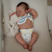 Reborn Baby Dolls Silicone Full Body Girl 20 Inch Full Body Squishy Silicone Baby Dolls That Look Like Real Babies And Feel Real Preemie Anatomically Correct - Multicolor - View 1