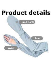 2pcs - Women's Fashion Arm Wraps, Breathable And Cooling Hand Coverage, Elastic Adjustable Semi-Wrap Design, Suitable For Daily Driving And Outdoor Activities. - Multicolor - View 2