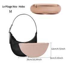 Túi lót nỉ 2mm, thích hợp cho túi đeo vai tròn. - Cà phê - Xem 7