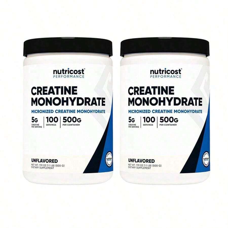 Miriyalyad Creatine Monohydrate Micronized Powder 500G, 5000mg Per Serv (5g) - 100 Servings, 17.9 Oz[Free Shipping ] - 2PCS - 查看 1