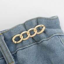 1pc Oval Adjustable Waist Cincher With Detachable Buckle, Everyday Waist Trainer - Multicolor - View 6