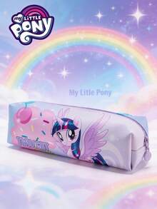 Hộp đựng bút My Little Pony chính hãng, thiết kế dễ thương, đồ dùng văn phòng phẩm trường học, túi đựng bút chì, túi đựng cọ trang điểm, quà tặng Twilight Sparkle, 1 chiếc, Hasbro - A - Xem 1
