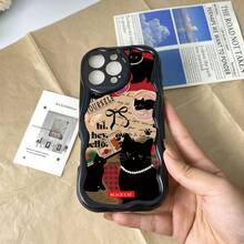 複数のAppleスマートフォンシリーズに対応。特殊なTPU素材を使用し、湾曲したエッジデザインが滑らかで快適なグリップ感を提供します。ソフトシェル素材は落下や衝撃に効果的に耐え、スマートフォンをしっかりと保護します。
 黒猫ケース  11  17e 手机壳  17e 手机壳 家族、恋人、友人、そして子供たちへのプレゼントに最適です。  14 Pro Max/14/17 Pro Max/16 Pro/12/17 Pro/14 Pro/Apple  Air/12 Pro Max/16 Plus/16 Pro Max/11 Pro Max/17e/17/16e/11 Pro/13 Pro Max/ 13 pro/14 Plus/12 Pro/15/16/13/15 Plus/15 Pro/15 Pro Max - ブラック - チェックする 25