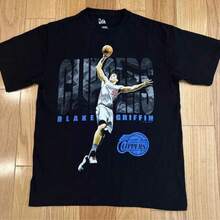 Camiseta de la Clavada de Blake Griffin de los Clippers de Los Ángeles de la NBAS 2011, talla S-3XL, 100% algodón - Negro - Ver 8