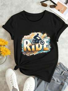 Women T-Shirts - Black - View 2