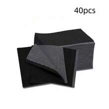 20 miếng lót vệ sinh hình xăm dùng một lần, chống thấm nước, khăn trải bàn hai lớp, phụ kiện hình xăm, khăn ăn. - màu đen - Xem 9