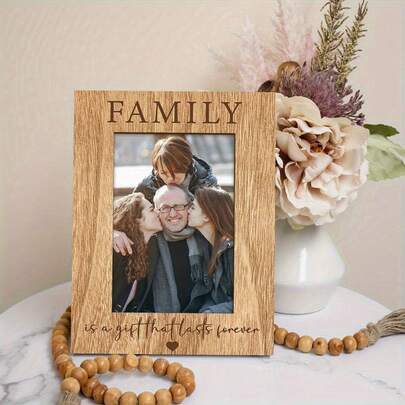 Vintage Wooden Photo Frame - Suitable For Desktop Display, An Excellent Gift For Mother's Day And Independence Day, Ideal Choice For Photo Display, Vintage Photo Frame, Wooden Photo Frame, Home Wall Decor