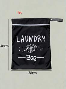 1pc Large Capacity Luggage Bag, Storage Bag, Organizer Bag, Laundry Bag, Tote Bag, Travel Bag, Wet & Dry Separation Bag, Suitable For Travel, Gym, Business Trip, Dorm, Outdoor Storage, With Wet & Dry Compartment - View 8